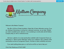 Tablet Screenshot of mattcoestates.com